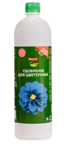 Удобрения Для Растений Удобрение Экосс Для Цветочных культур, органическое, жидкость, 1л