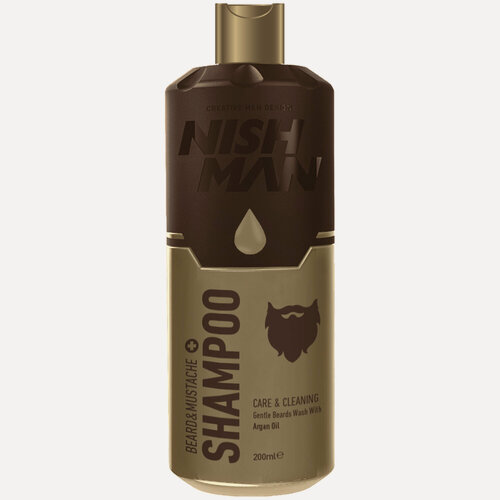 Изображение товара Шампунь для бороды И усов NISHMAN BEARD&MUSTACHE CARE SHAMPOO, 200 мл