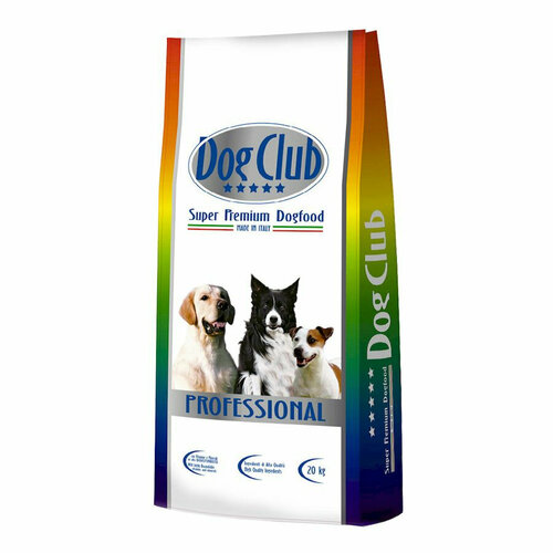 Dog Club Fitness Chicken полнорационный сухой корм для собак с нормальной активностью, с курицей - 20 кг