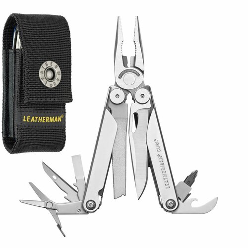 Мультитул LEATHERMAN Curl 832932 с чехлом на кнопке, серебристый