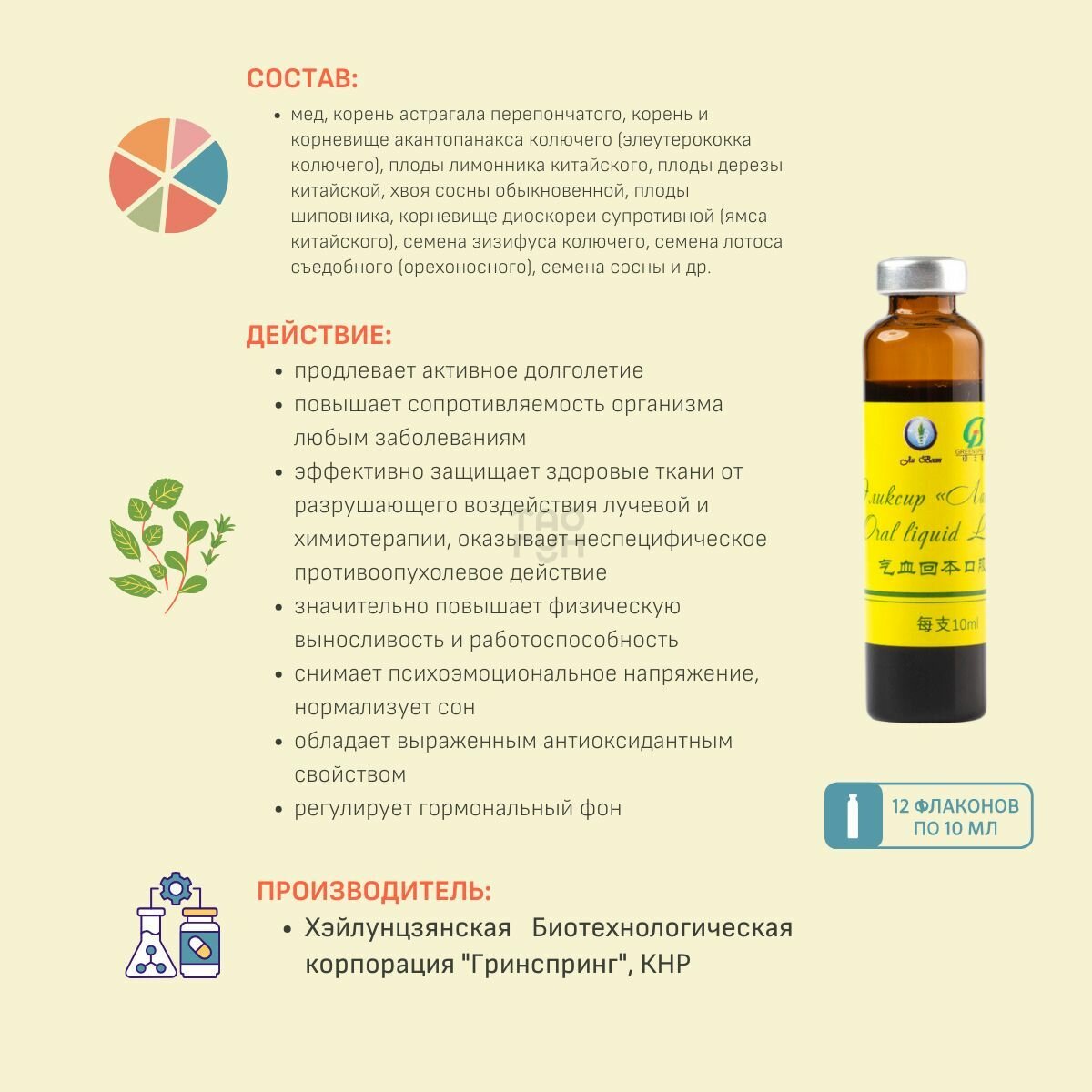 Картинки Лаочжан (Лаоджан) эликсир для укрепления иммунитета, Ли Вест