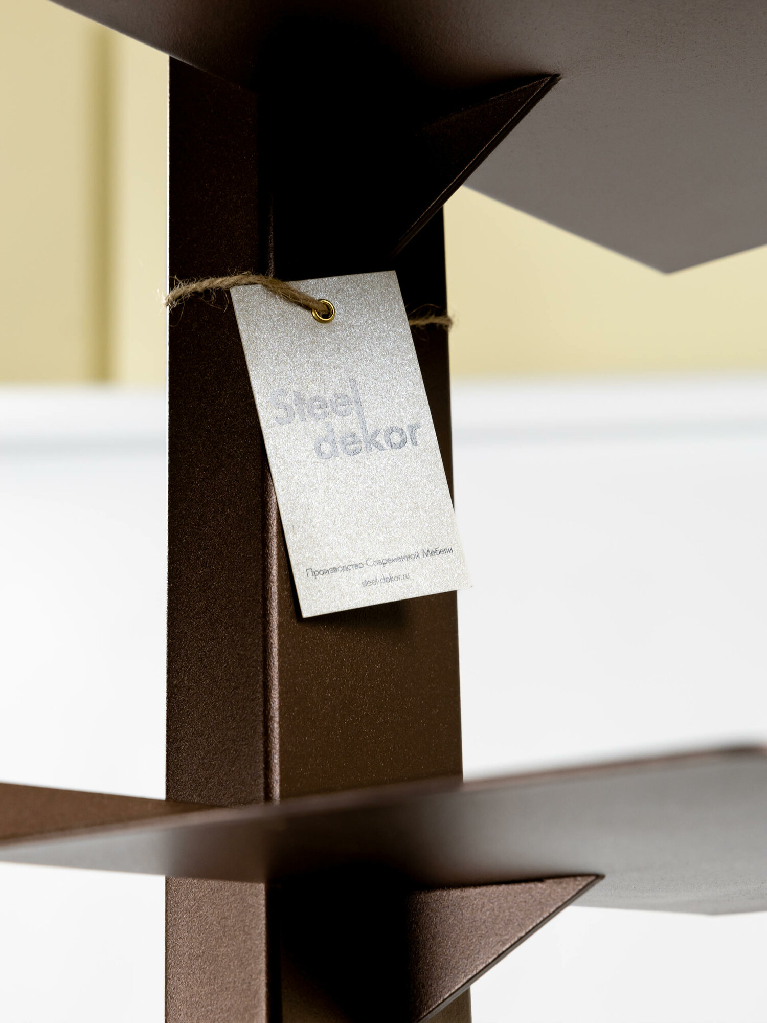 Стеллаж Steel Dekor, для книг, металл, цвет венге, 50 см х 35 см х 180 см — фото 1