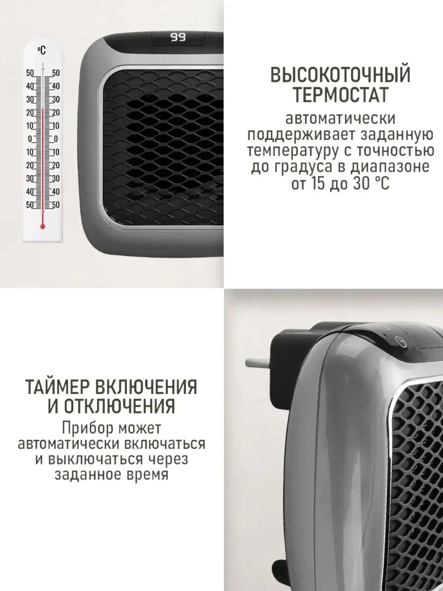 Инфракрасные Обогреватели Обогреватель настенный/нагреватель портативный/электрический для дома, дачи/Тепловентилятор с LED дисплеем