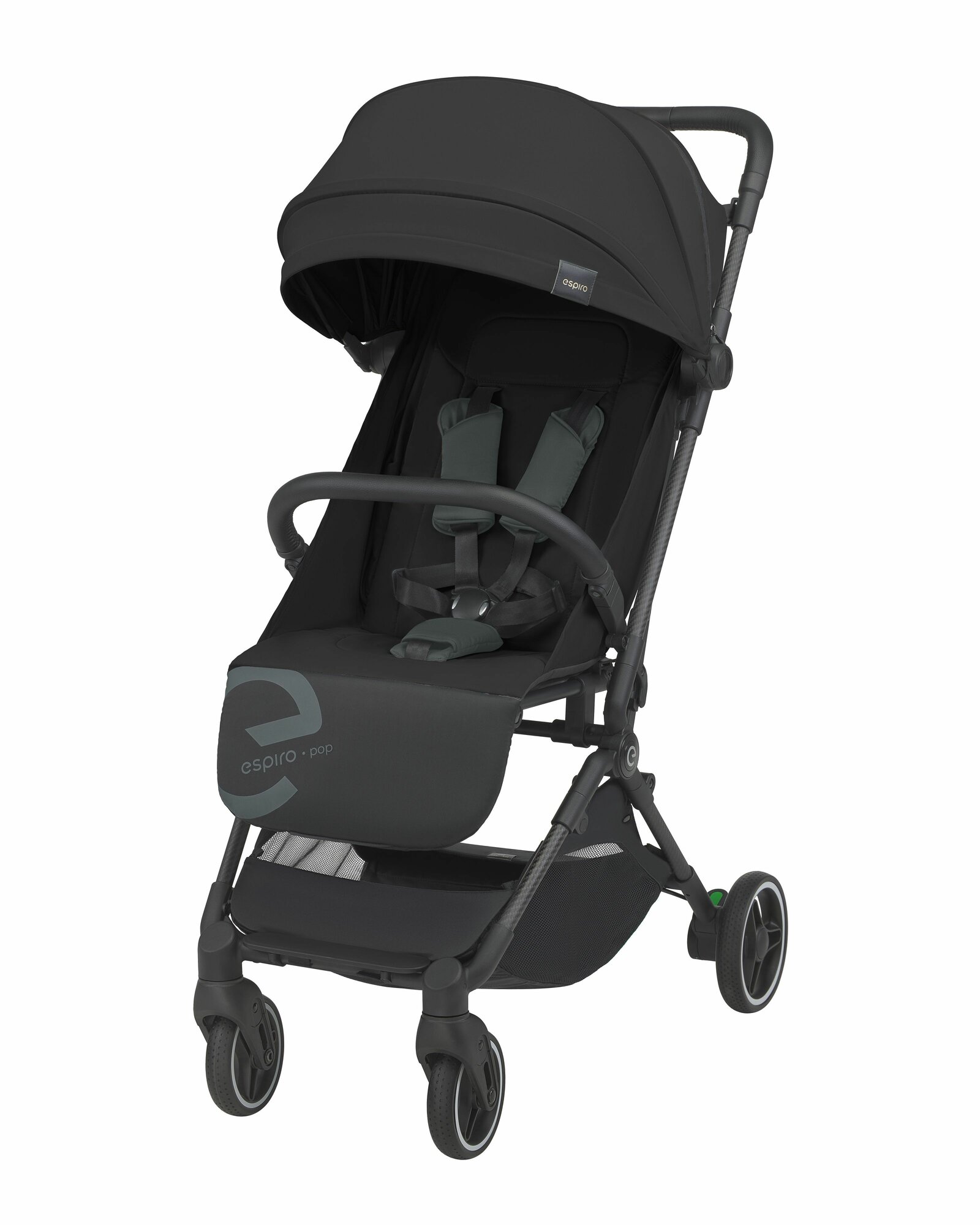 Прогулочная коляска Espiro POP 2025 10 black lucerice, вес 5,8 кг