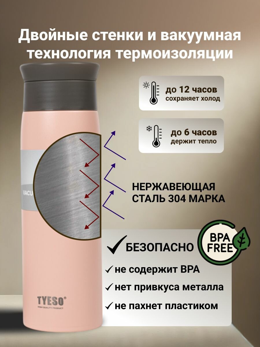 Кружка 'Круглое плечо' 500 мл TS-8730B — фото 1