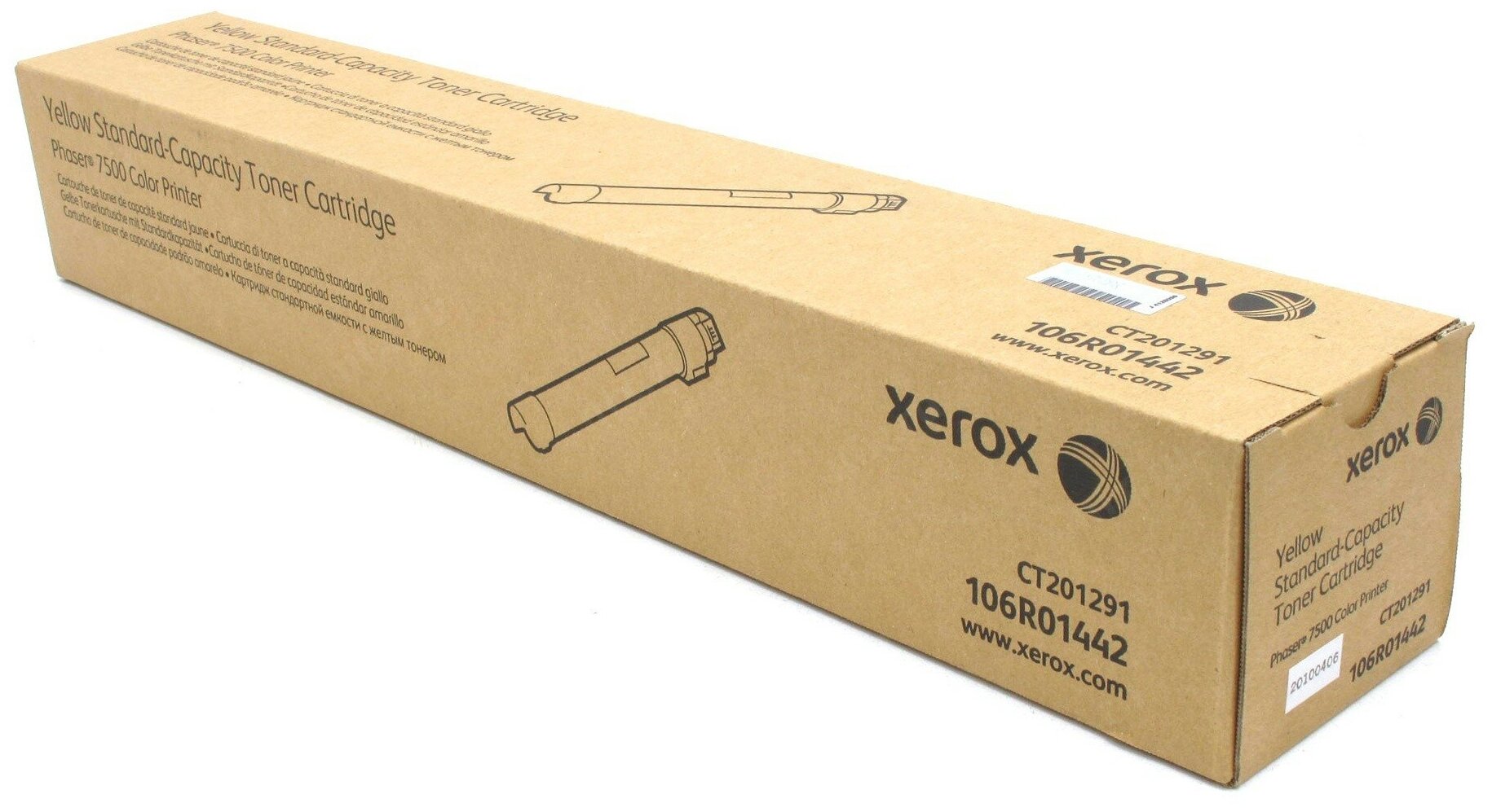 Xerox 106R01442 картридж желтый (9600 стр.)