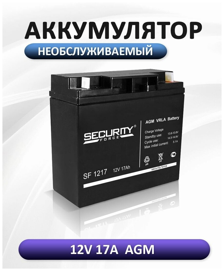 Аккумулятор Security Force SF 1217