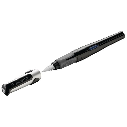 Ручка перьевая Pelikan School Pelikano (PL803021), черный, M, перо сталь нержавеющая, для правшей