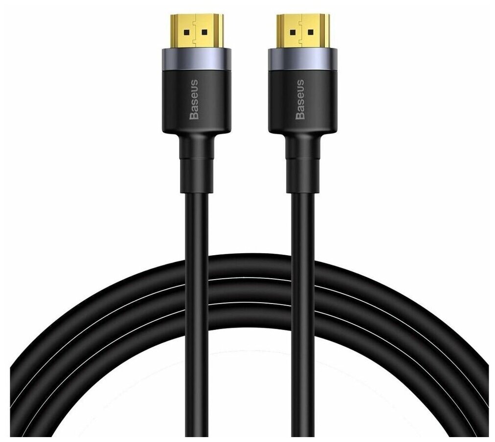 Кабель-переходник Baseus Cafule 4K HDMI Male To 4KHDMI Male Adapter Cable 1m Черный