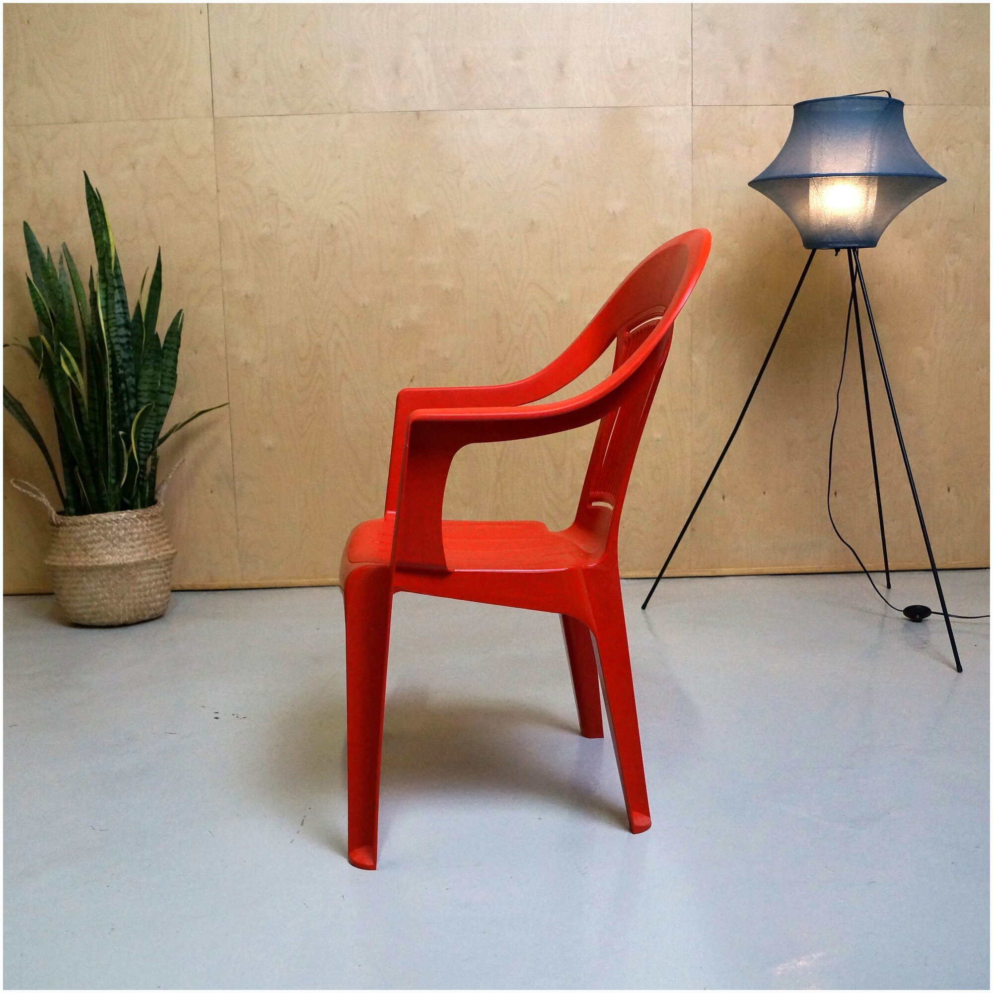 Садовые пластиковые кресла Венеция, Красный, 2 шт - фотография № 6