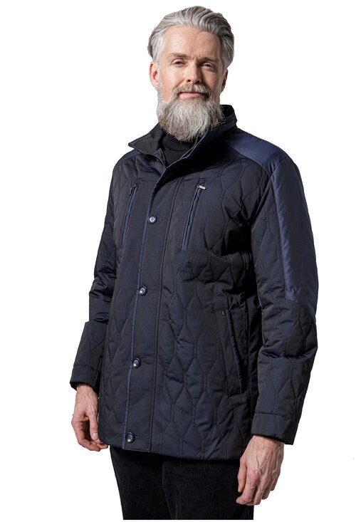 куртка Royal Spirit демисезонная, силуэт прямой, мембранная, внутренний карман, карманы, манжеты, подкладка, размер 60/170-176, синий