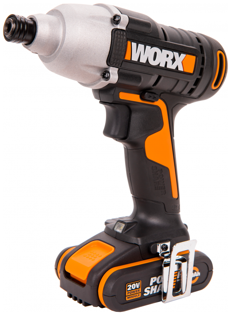 Ударный гайковерт WORX WX291 2Ач, с одним аккумулятором