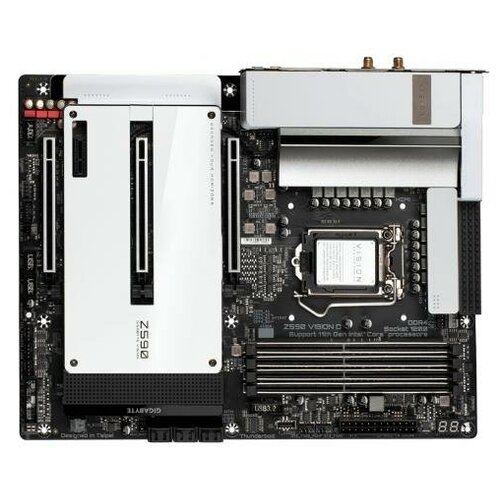 фото Gigabyte материнская плата gigabyte z590 vision d socket 1200 z590 4xddr4 3xpci-e 16x 1xpci-e 1x 6xsata iii atx retail