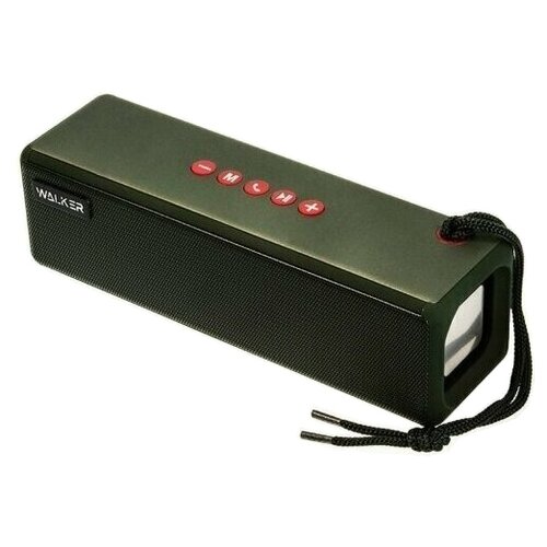 Беспроводная портативная колонка Bluetooth 50 WALKER WSP-130 5Вт2 синхронизация нескольких колонок черная акустическая музыкальная система 169800₽