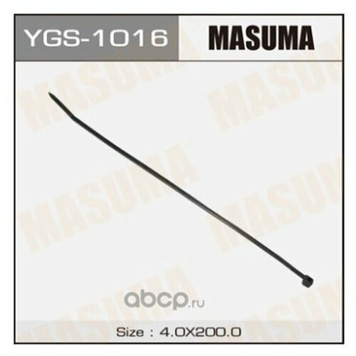 Хомут пластиковый MASUMA черный 4х200 MASUMA YGS1016 100шт.
