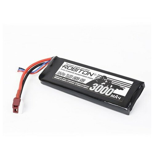 Аккумуляторная сборка ROBITON LP-STB2-3000 Lipo 7.4В 3000мАч, 1шт аккумуляторная сборка robiton lp sta2 1400 lipo 7 4в 1400мач 1шт