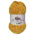 Пряжа плюшевая, велюровая Himalaya Velvet (Хималая вельвет) 100г/120м, 100% микрополиэстер, 1 моток - изображение