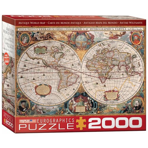 Пазл Eurographics 2000 деталей: Античная Карта Мира