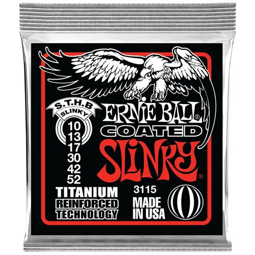 фото Ernie ball 3115 струны для эл.гитары titanium rps skinny top heavy bottom slinky (10-13-17-30-42-52)