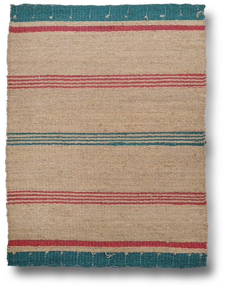 Ковер плетеный без ворса комнатный, прикроватный, циновка из сыти, 90х250 см / Bamboolend - фотография № 3