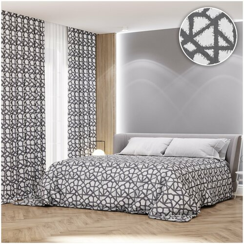 Благодарю Покрывало на кровать Опус 250х270 серый L