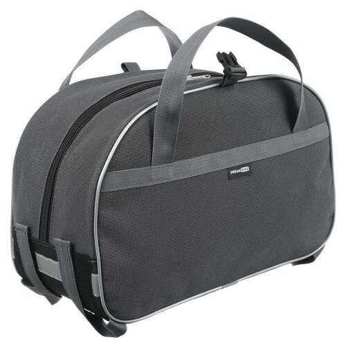 фото Велосумка на багажник dream bike «кантри 1», цвет серый