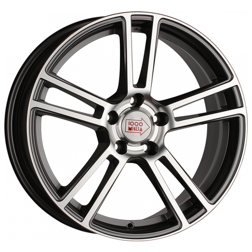 1000 Miglia MM1002 8 R19 PCD:5/120 ET:33 DIA:72.6 Dark Anthracite Polished