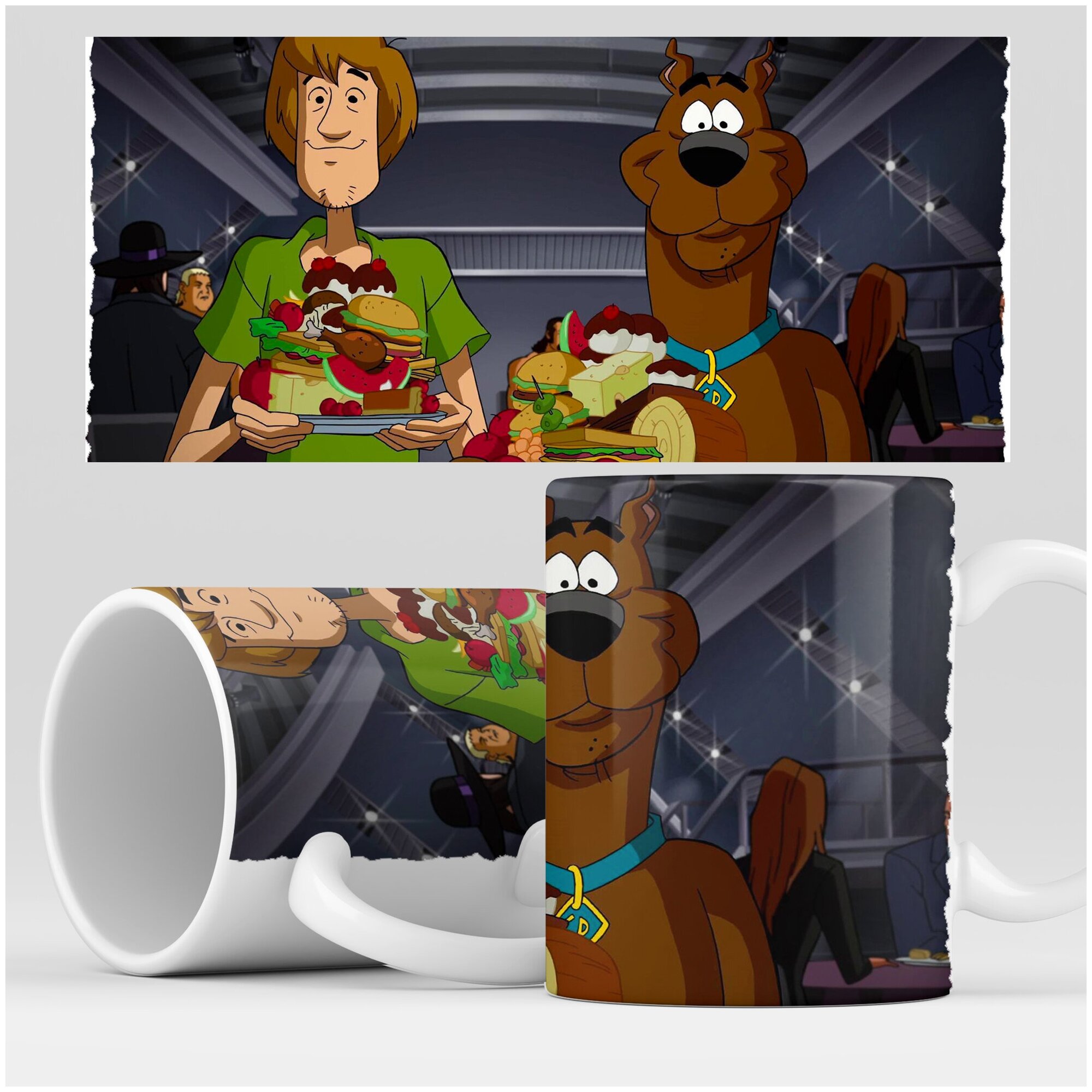 Кружка RocketCup с принтом "Скуби Ду" мультсериал Scooby Doo