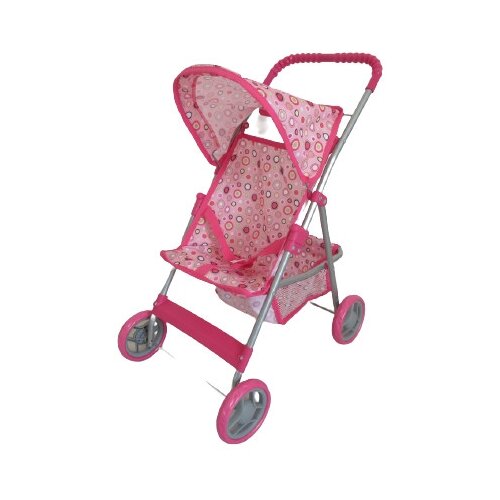 Прогулочная коляска ABtoys K0112 розовый