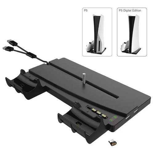 Вертикальная подставка OIVO Multi-Functional Charging Stand (IV-P5238) (PS5) подставка для трубы мини стенд набор лабораторного оборудования вспомогательный инструмент для тяжелых металлов