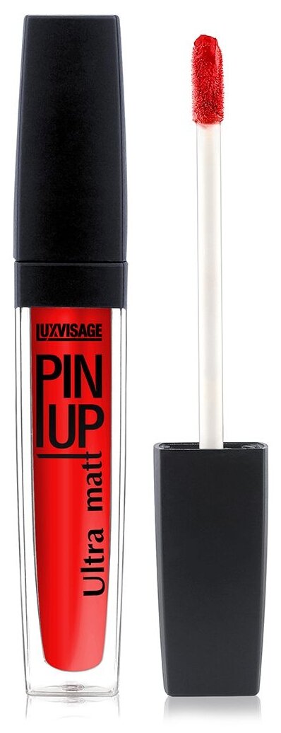 LUXVISAGE Блеск для губ Pin-Up Ultra Matt матовый, 29-Red Flower