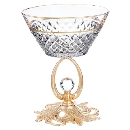 стекляная креманка для мороженного 15 см турецкого бренда YH