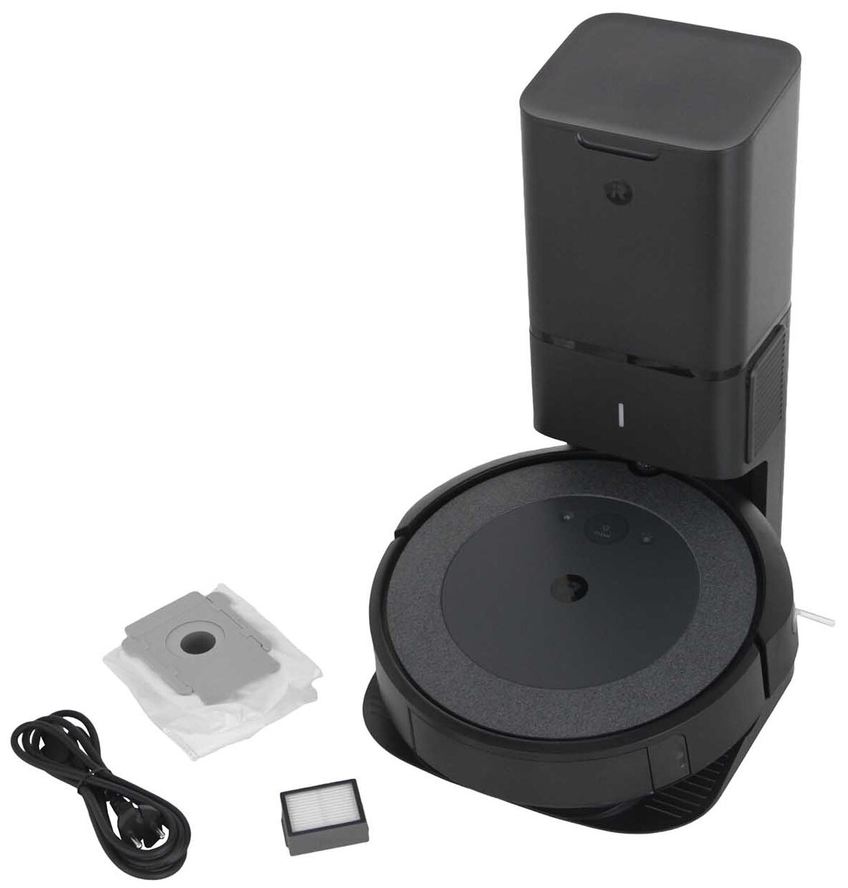 Робот-пылесос IROBOT Roomba i3+, серый/черный [i355840plus_rnd] - фото №7