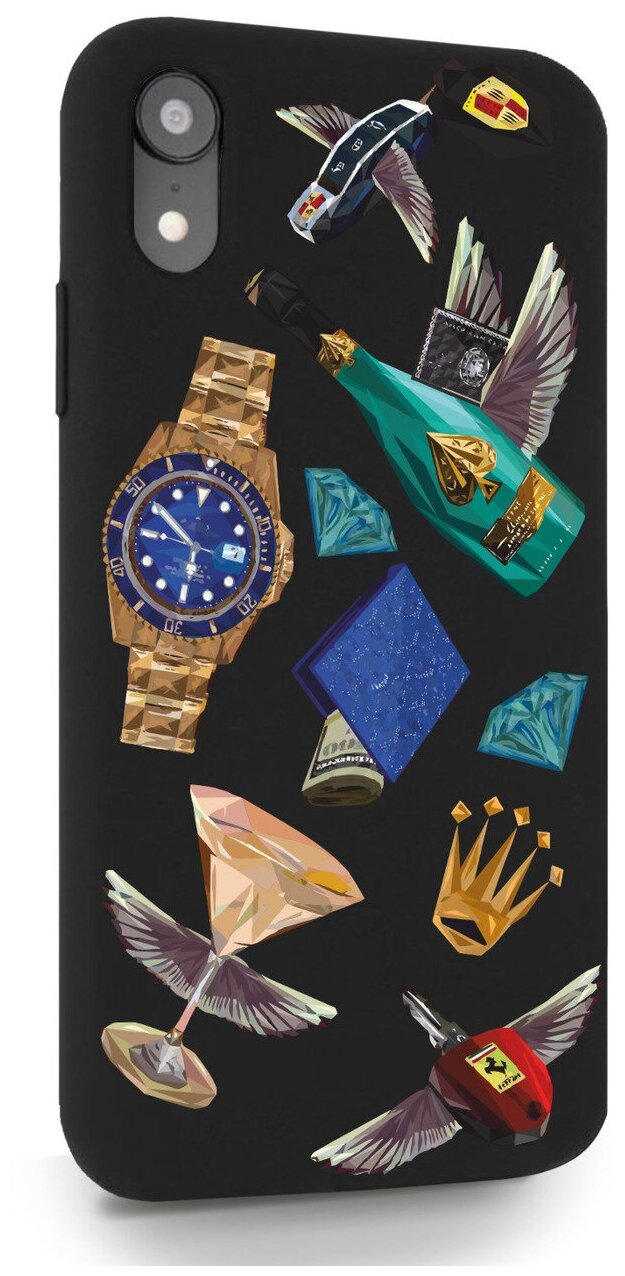 Черный силиконовый чехол MustHaveCase для iPhone XR Luxury lifestyle для Айфон 10R Противоударный