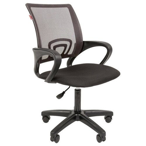 Кресло офисное EASY CHAIR VT_EChair-304 (LT) TC Net ткань черн/сетка серый, пластик
