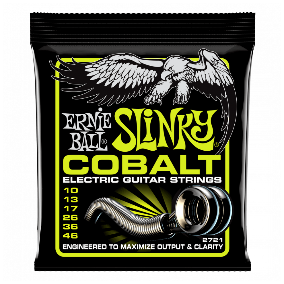 Струны для электрогитары Ernie Ball 2721 Regular Slinky Cobalt 10-46