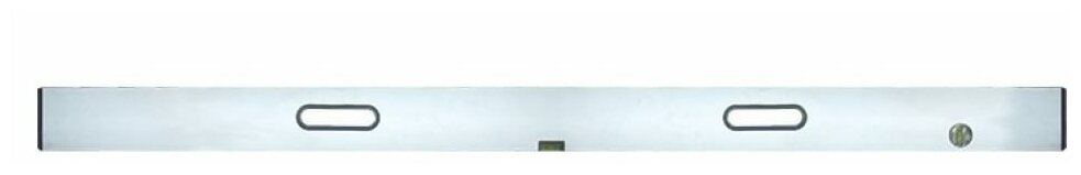Бибер 35605 Прямоугольное правило алюминиевое с уровнем и ручками 3 метра