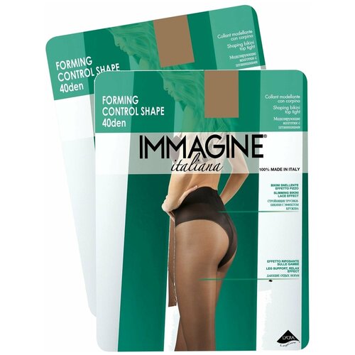 фото Колготки immagine forming control shape, 40 den, 2 шт., размер 3, neutro