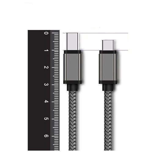 Кабель USB Type-C (удлинённый разъём 10мм) для смартфонов с усиленным корпусом