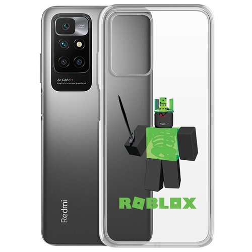 Чехол-накладка Krutoff Clear Case Roblox-1x1x1x1x1 для Xiaomi Redmi 10 чехол накладка krutoff clear case roblox 1x1x1x1x1 для xiaomi redmi note 9