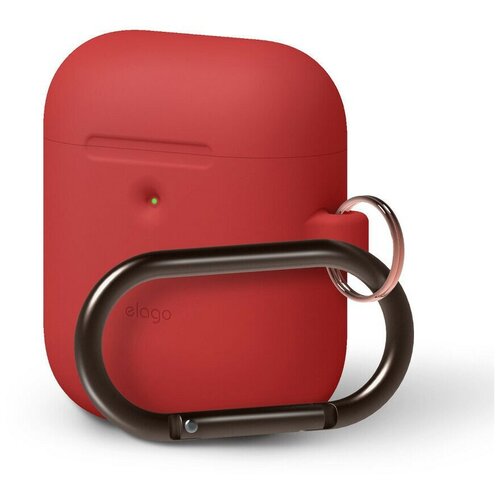 фото Чехол elago a2 wireless silicone hang case для airpods 2gn красный