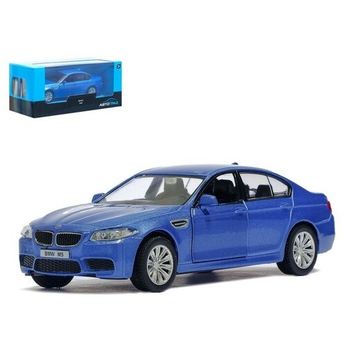 фото Машина металлическая bmw m5, 1:32, открываются двери, инерция, цвет синий (1 шт.) promarket