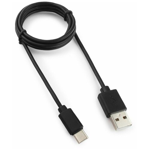 кабель передачи данных usb type c длина 5 м fotokvant ctd 5 a c 3 0 Кабель Гарнизон USB - USB Type-C (GCC-USB2-AMCM-1M), 1 м, черный