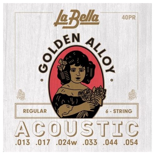 LA BELLA 40 PR Струны для акустической гитары