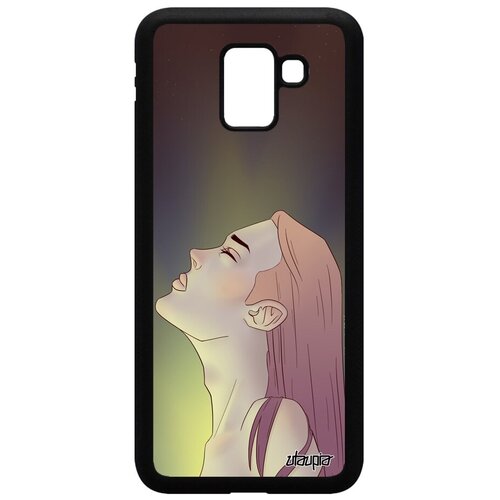 фото Дизайнерский чехол для мобильного // samsung galaxy j6 2018 // "надежда" ожидание портрет, utaupia, цветной