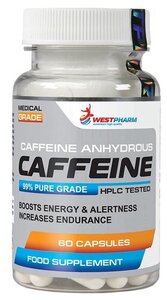 Фото WestPharm Caffeine 60 капс (WestPharm)