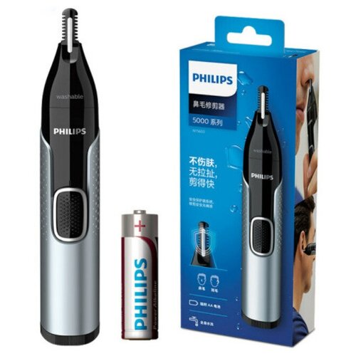 Триммер для носа и ушей Philips NT5600 черный серебристый 349000₽