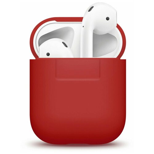 фото Чехол elago для airpods silicone case red