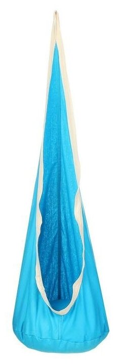Maclay Гамак-кокон 140 х 50 см, хлопок, цвет синий - фотография № 1