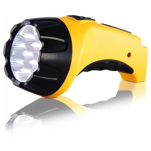 фото Фонарь яркий луч la-07 акк, 7 светодиодов, вилка 220в